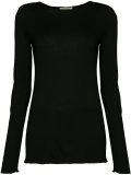 boat neck T-shirt