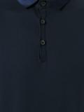 contrast collar polo shirt