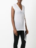 asymmetric ruffle tank top