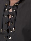 lace up front shirt