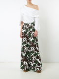 floral print palazzo trousers