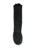 mid-calf zip boots