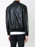 chest zip pockets bomber jacket