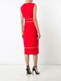 studded detail midi dress