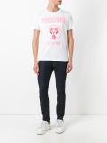 flamingo print T-shirt