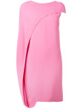 asymmetric cape dress