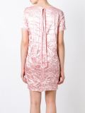 creased mini dress