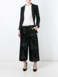 sequined wide-legged trousers