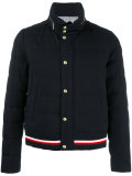 logo patch bomber jacket 