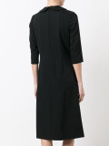 front bow midi dress