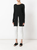 central slit jumper