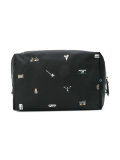 cufflink print wash bag 