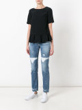 'Adara' flounce hem top