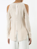 cold-shoulder blouse