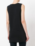 embellished sleeveless T-shirt
