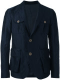 button-embellished blazer