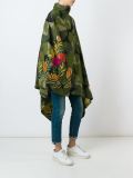 camouflage print cape
