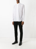 concealed-placket shirt