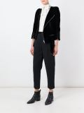 velvet biker jacket