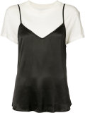 double-layered T-shirt camisole