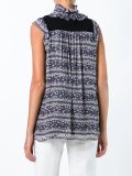 floral print ruffled top
