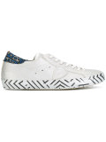 metallic decorative sole trainers