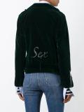 zip up biker jacket