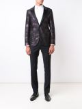firework jacquard tuxedo blazer