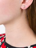 'Mini Moon Biography' stud earrings