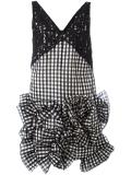gingham ruffle dress 