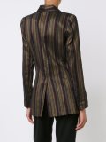 shawl stripe blazer