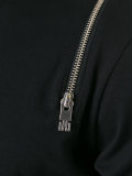 zip detail T-shirt