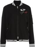 embellished bomber jacket