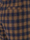 checked cropped trousers 