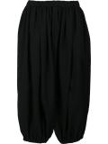 cropped balloon trousers