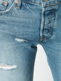 cropped tapered jeans