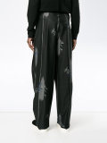 floral print pleated trousers 