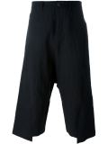 drop-crotch cropped trousers