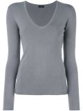 scoop neck jumper 