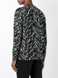 'Zebra' slim-fit sweatshirt