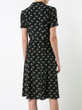 star-print dress