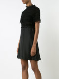 high neck lace dress