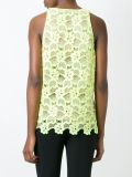 sleeveless lace top