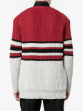 V-neck stripe jumper 