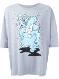 elephant print T-shirt