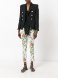 floral skinny trousers
