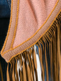 fringed trim cape 