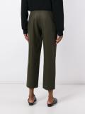 cropped tailored trousers