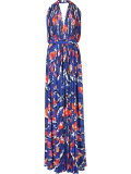 pleated maxi dress