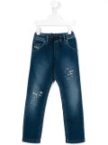 drawstring waist jeans